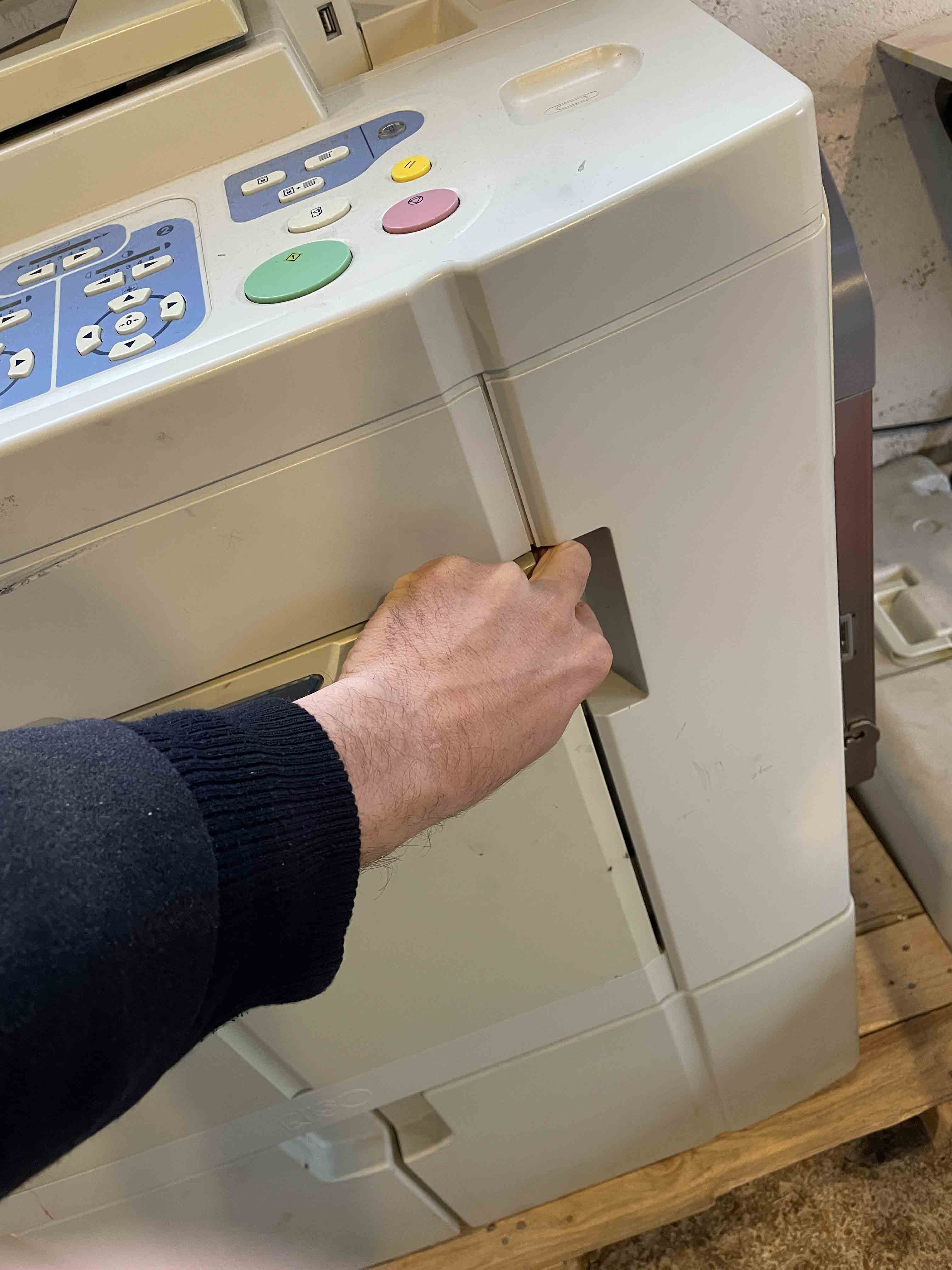 ouverture de la porte de la riso